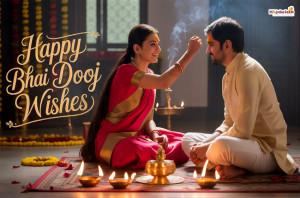 Happy Bhai Dooj Wishes 2025 - Messages & Quotes