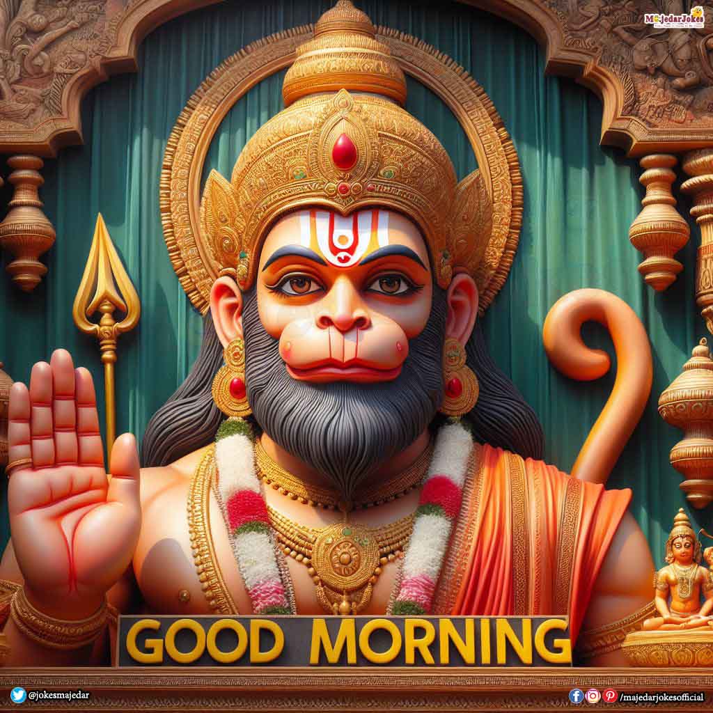 Very Good Morning Wishes with Hanuman Ji 